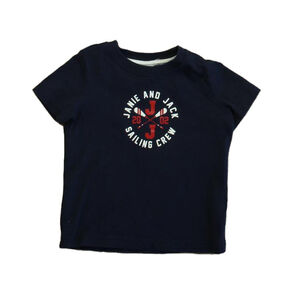 Janie and Jack Boys Navy T-Shirt size: 6-12 Months
